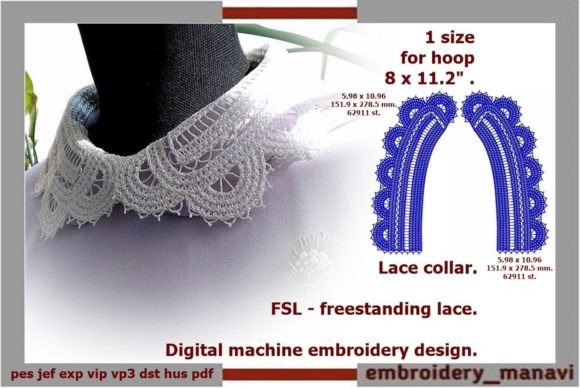 ITH FSL Collar on a Blouse or a Dress