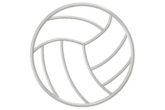 Volleyball Applique